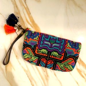 JADE TRIBE cosmetic bag / wristlet NWOT!!!